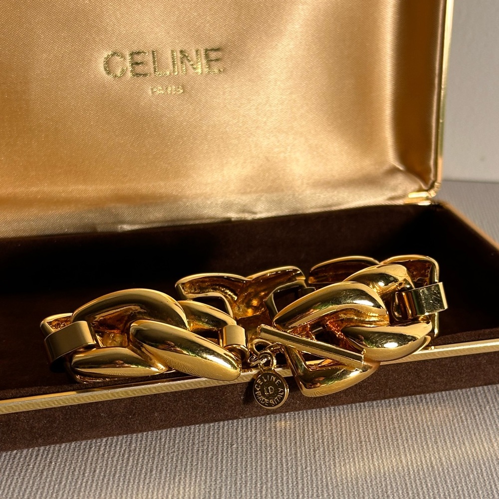 Vintage Celine link bracelet